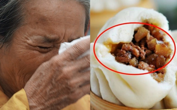 The truth: Inside the two steamed buns were