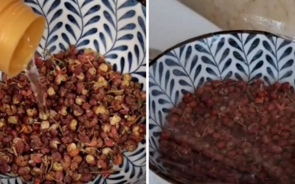 Try soaking peppercorns in white vinegar for 3 days