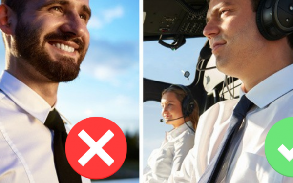 Why pilots are not allowed to have beards?