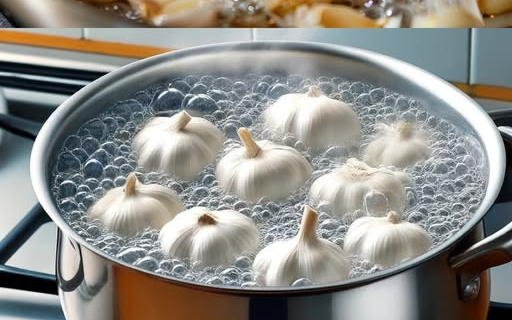 Boil 5 cloves of garlic in a pan: this solves a well-known problem