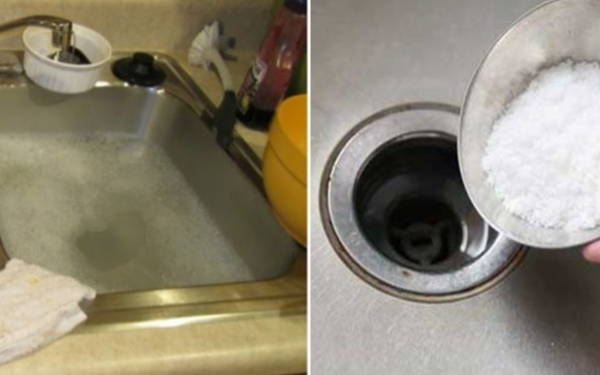 How to clean a kitchen sink