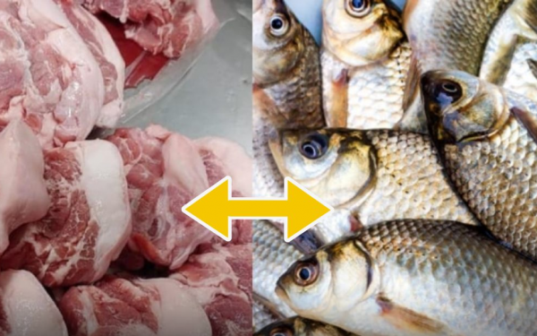 Go to the market without buying this meat, without taking that fish.