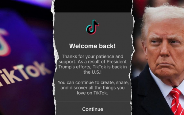 TikTok Announces 'Return to the US Thanks to Mr. Trump'