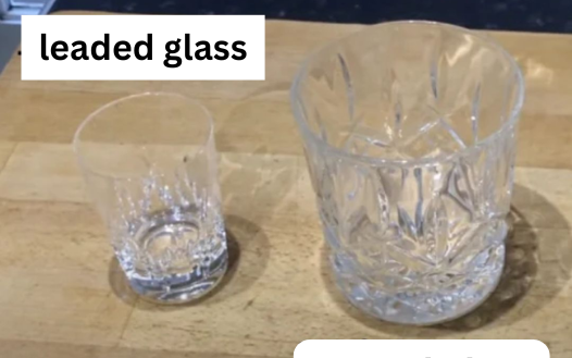 Tips to detect lead-containing glassware, should not be used