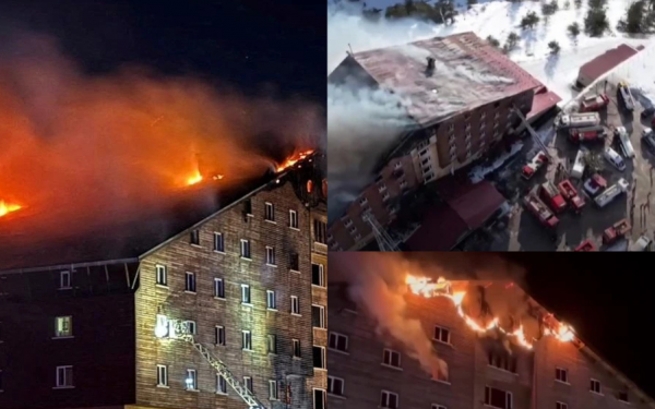 Tragic hotel fire in Türkiye