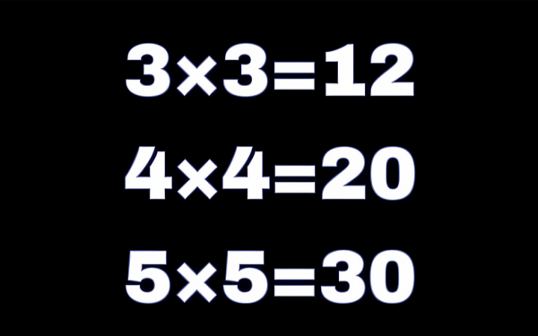 You have a super IQ if you can solve the problem in 4 seconds