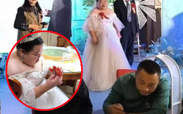 23-year-old groom weighs 65 kilograms and marries 43-year-old bride weighs 115 kilograms